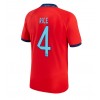 Herren Fußballbekleidung England Declan Rice #4 Auswärtstrikot WM 2022 Kurzarm